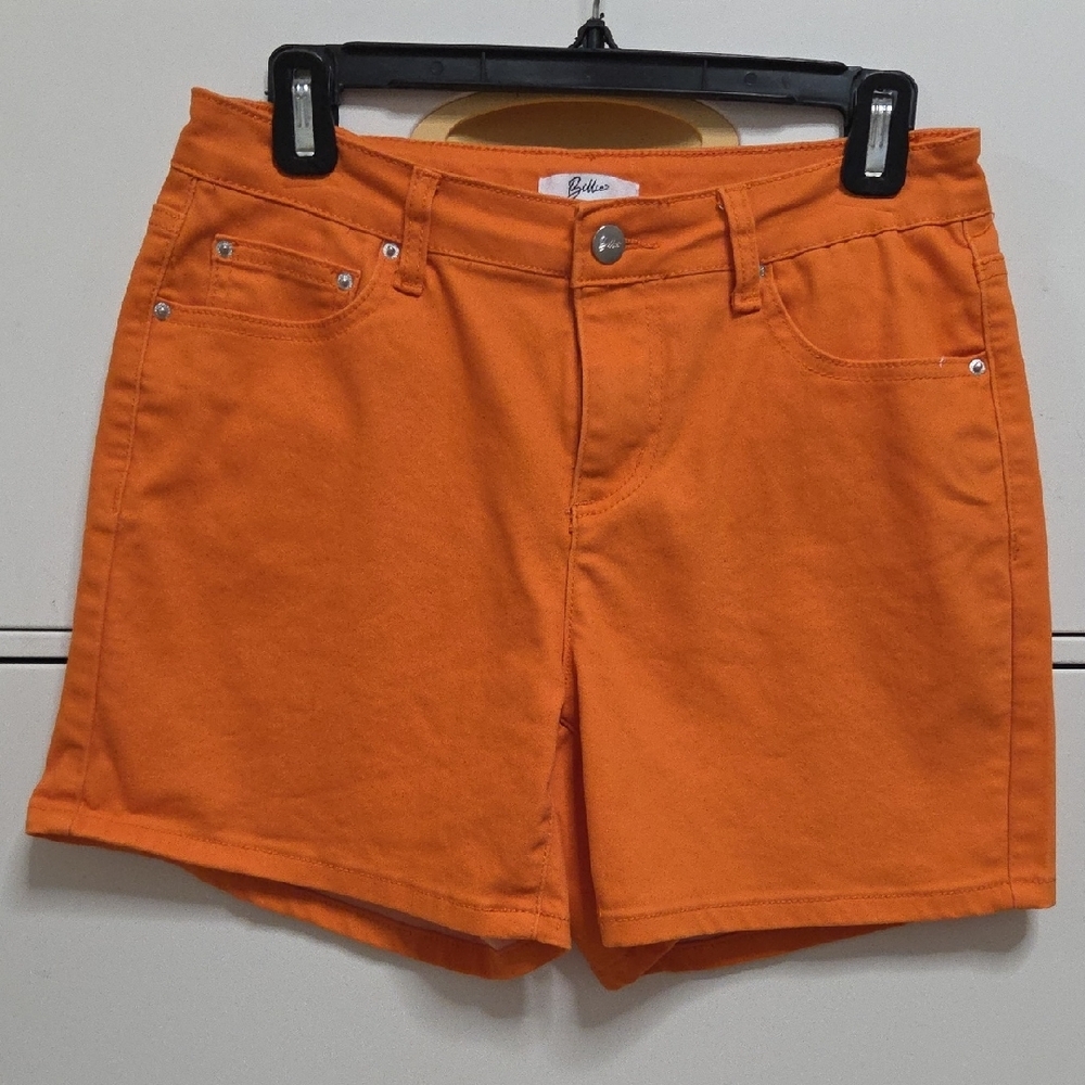Vibrant Orange Women's Jean Shorts Sz 6 [1328]